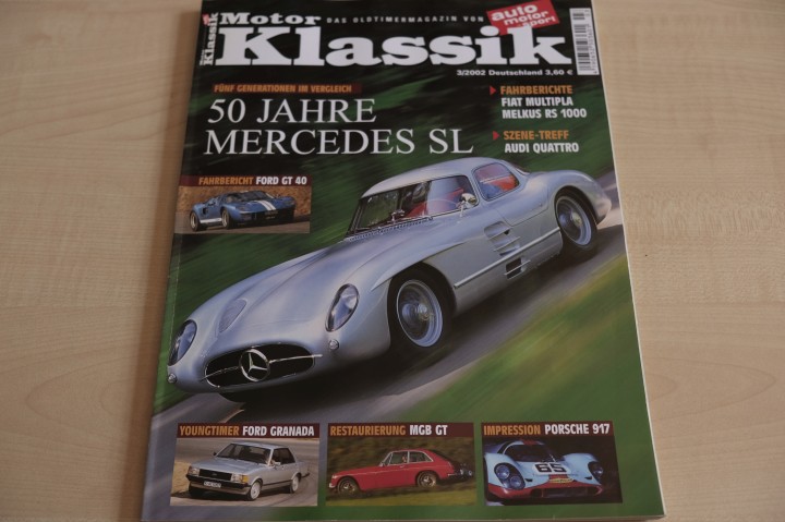 Deckblatt Motor Klassik (03/2002)